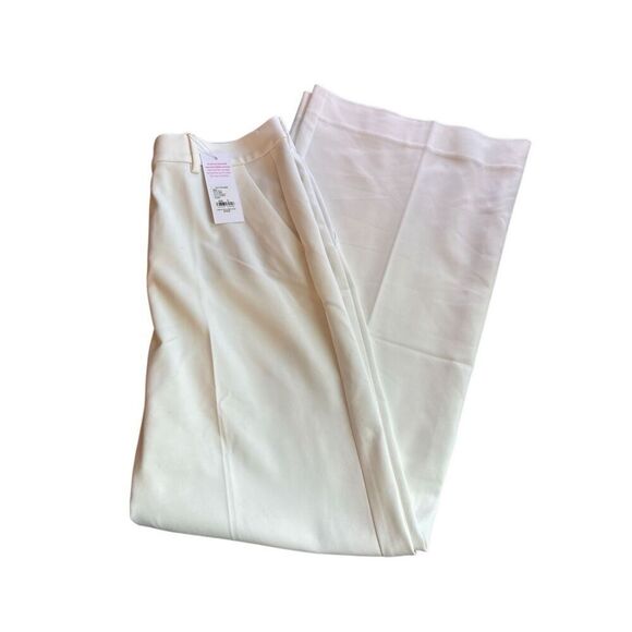 NWT Lilly Pulitzer 33" Colletti High Rise Trouser in Coconut- size 10 - Picture 6 of 12